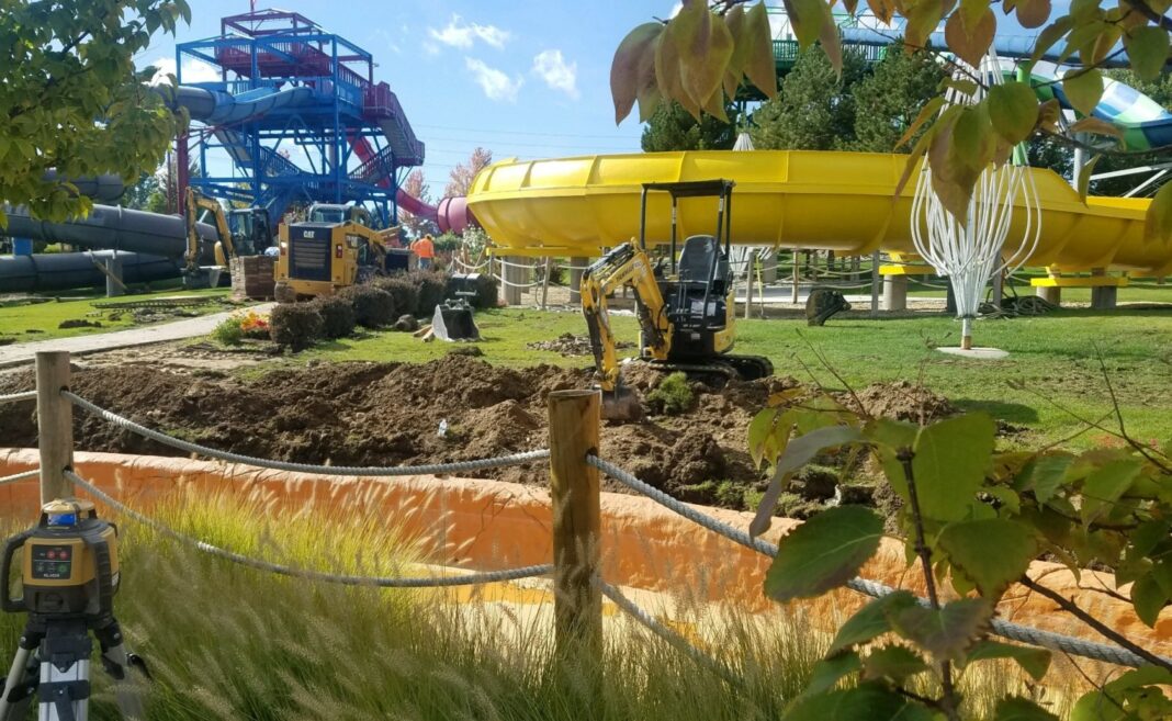 Roaring Springs at work on new water slide for 2020 season