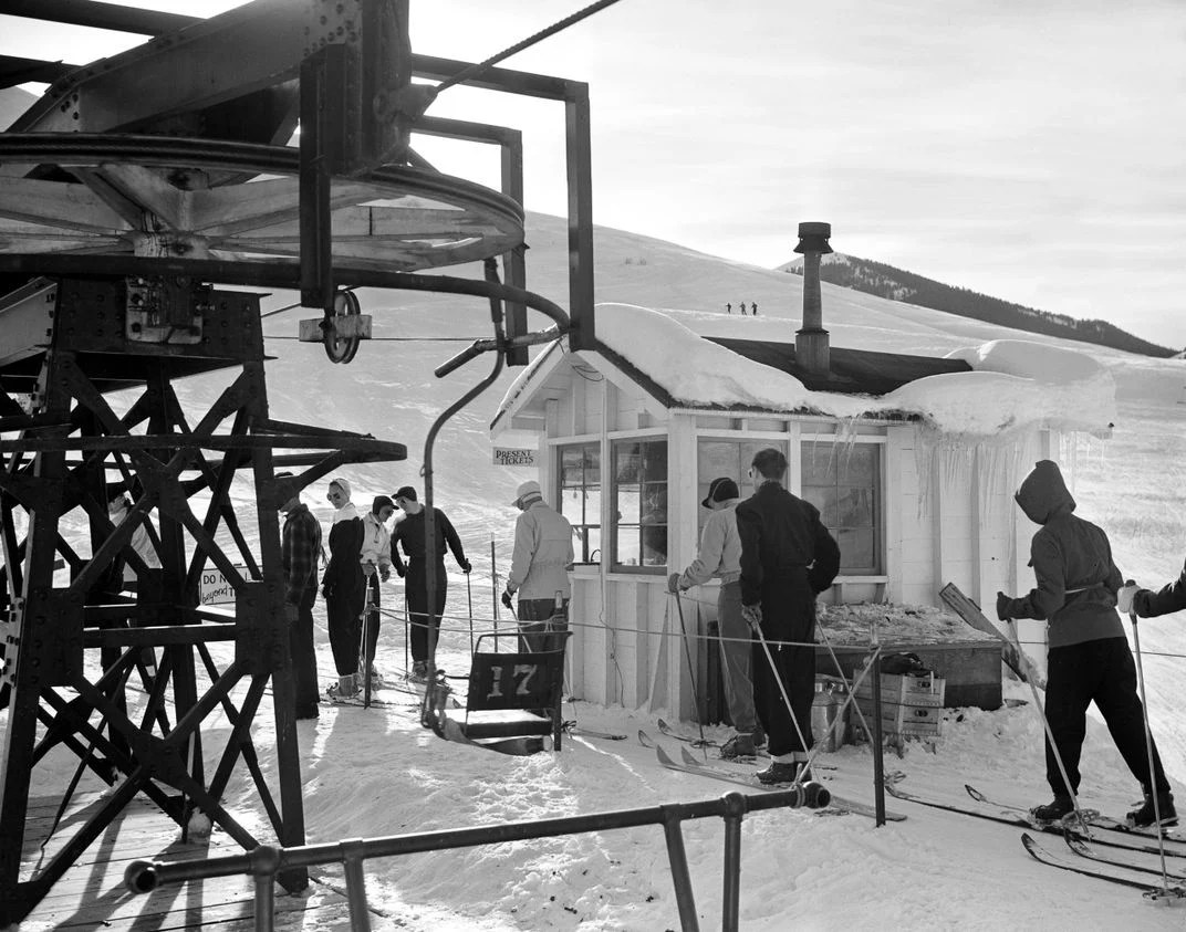 World's first chairlift went up in Sun Valley, ID