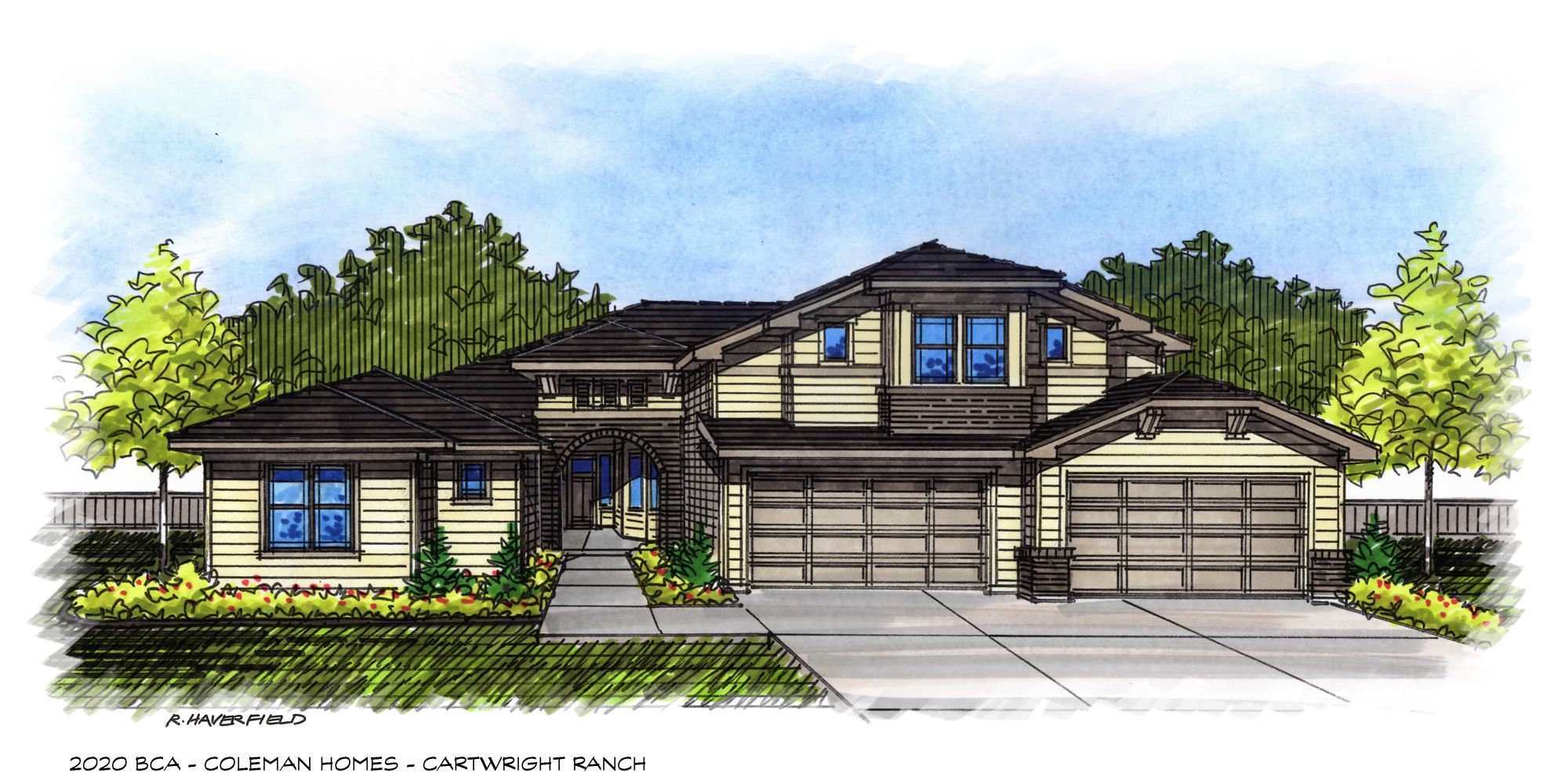 Coleman Cartwright Ranch Rendering Parade of Homes BCA Building
