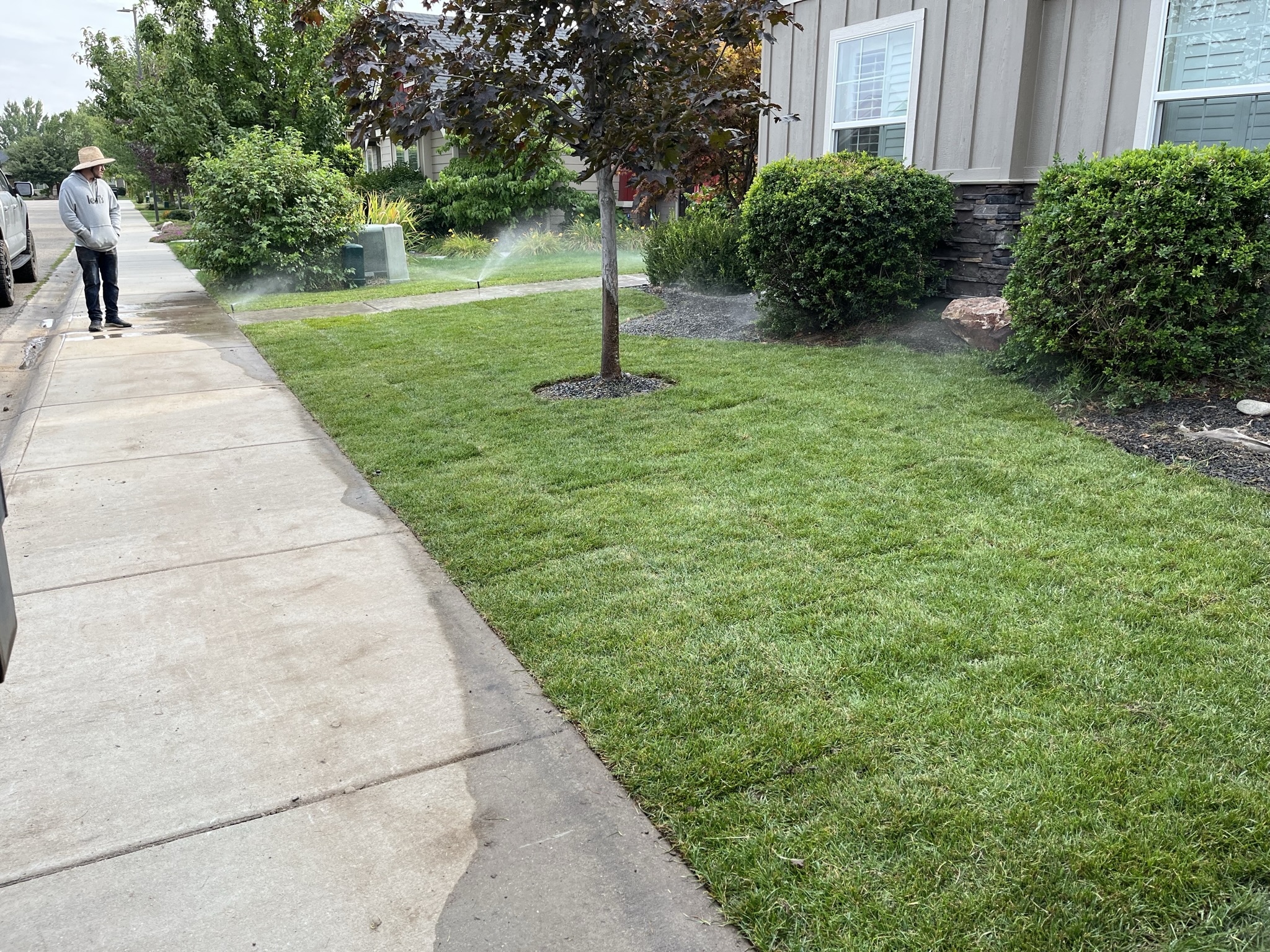 Sod & Landscape Install Boise River Lawns