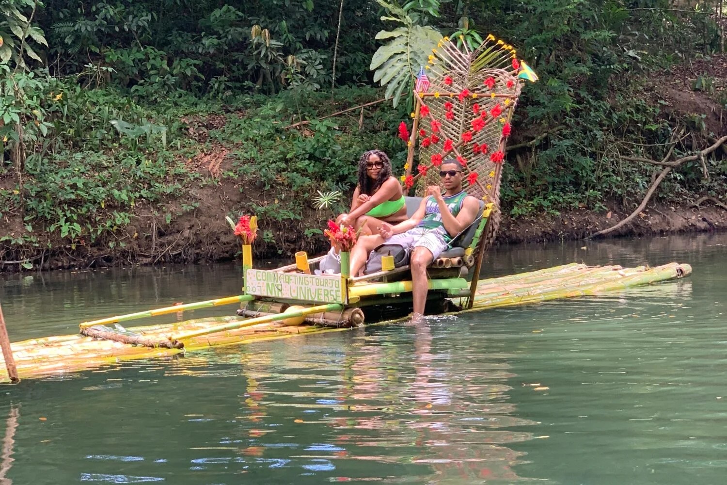 Bamboo Rafting with Limestone Massage Best Of Jamaica Adventure Tours