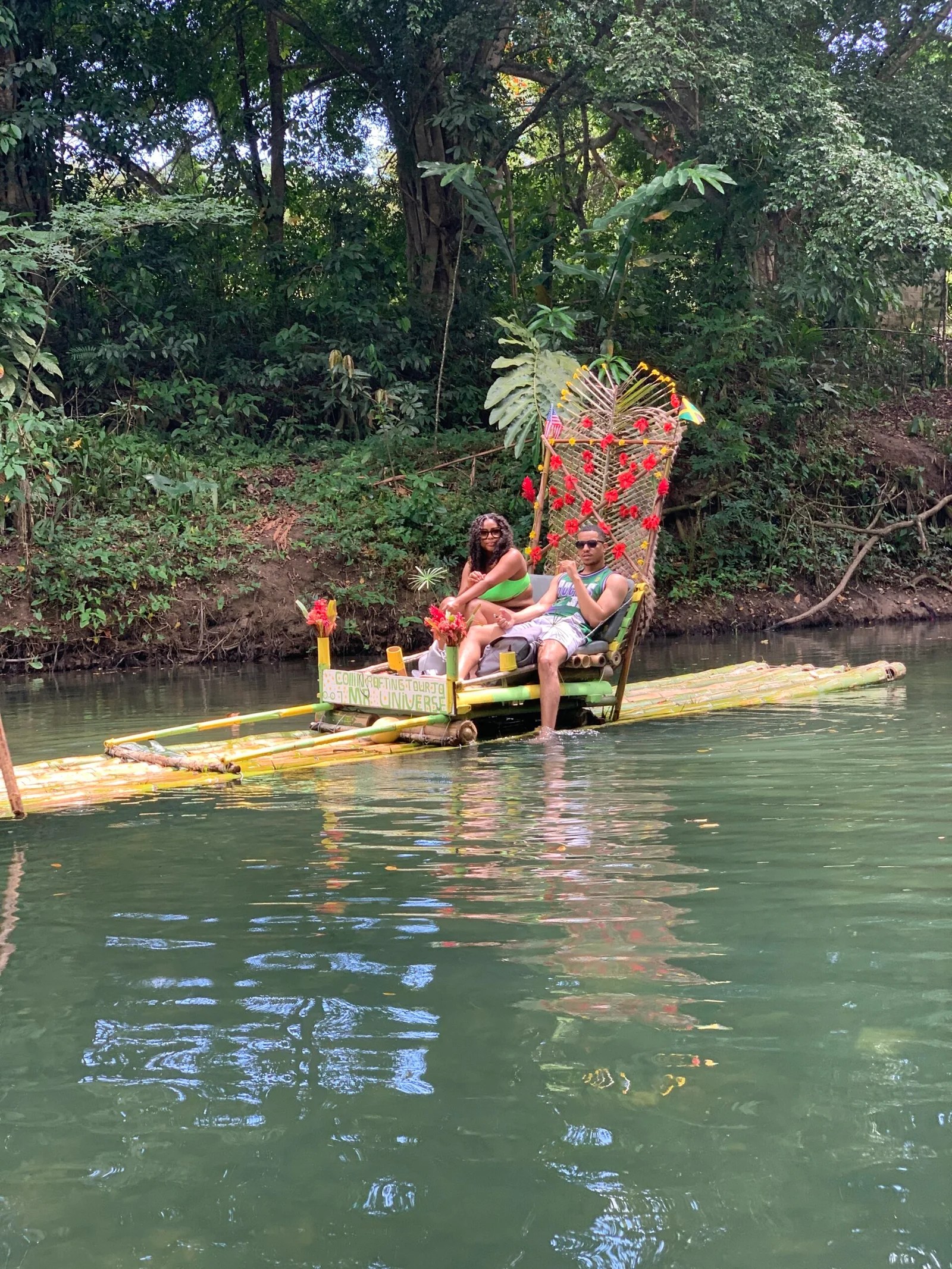 Bamboo Rafting with Limestone Massage Best Of Jamaica Adventure Tours