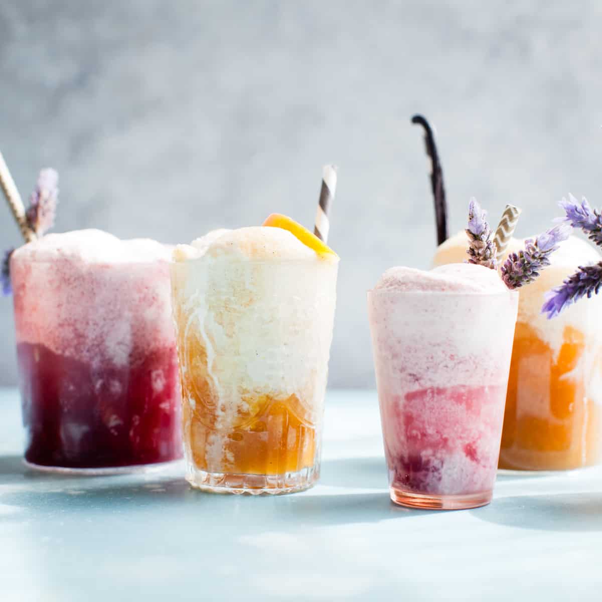 Vanilla Rooibos Peach Ice Cream Floats {vegan} + Minneapolis • The