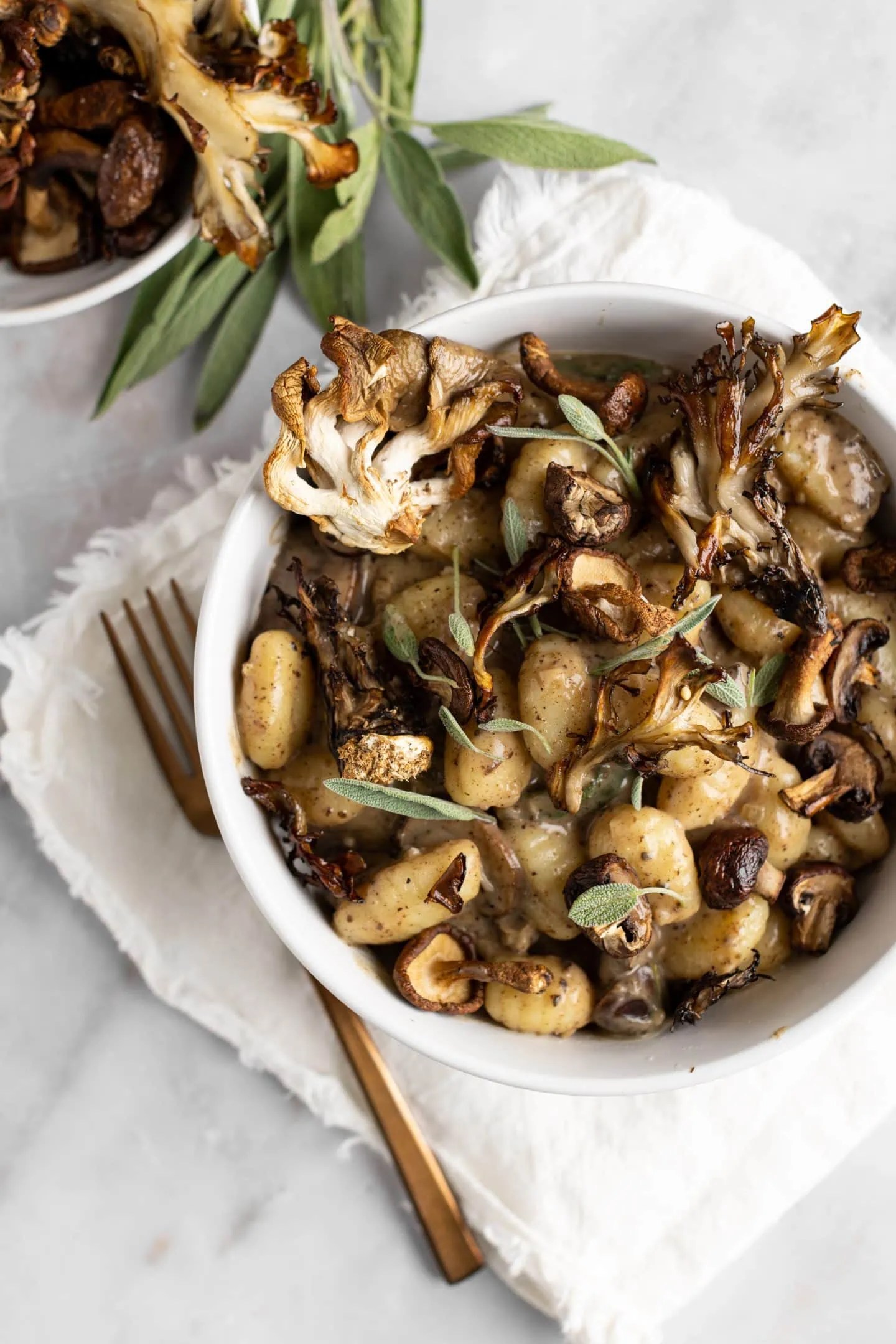 Creamy Mushroom and Sage Gnocchi The Bold Appetite