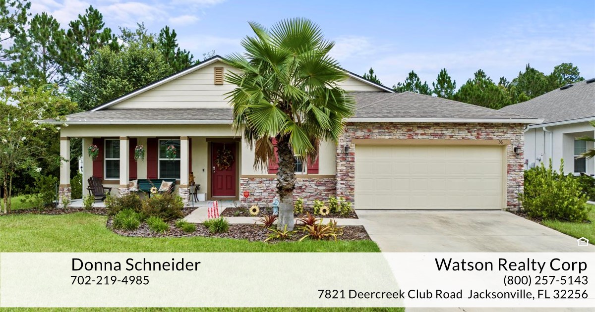 36 Sandstone Dr, St. Augustine, FL 32086