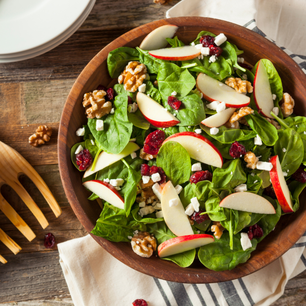 Apple, Walnut, Blue Cheese Salad Bold Life Creative
