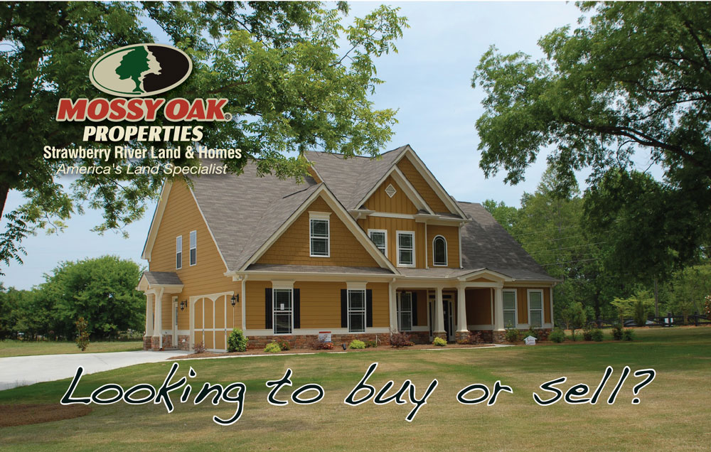 Mossy Oak Properties Strawberry Land & Homes Residential Postcard