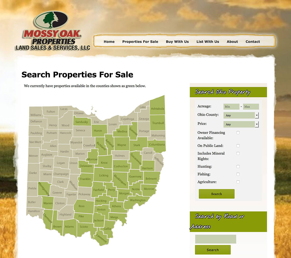 Mossy Oak Properties Ohio Land Agent Jason Ullman Real Estate site