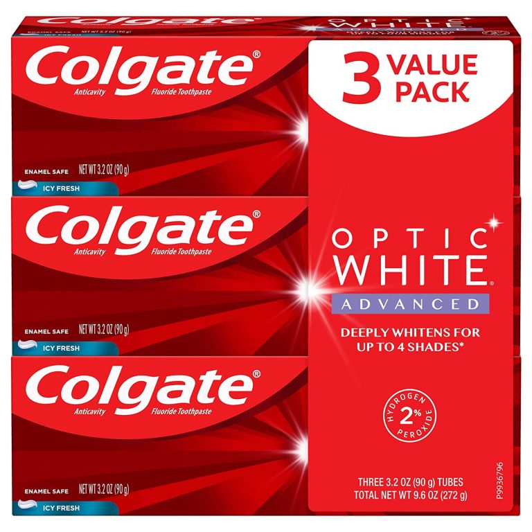 Colgate Optic White Advanced Teeth Whitening Toothpaste BoldProducts