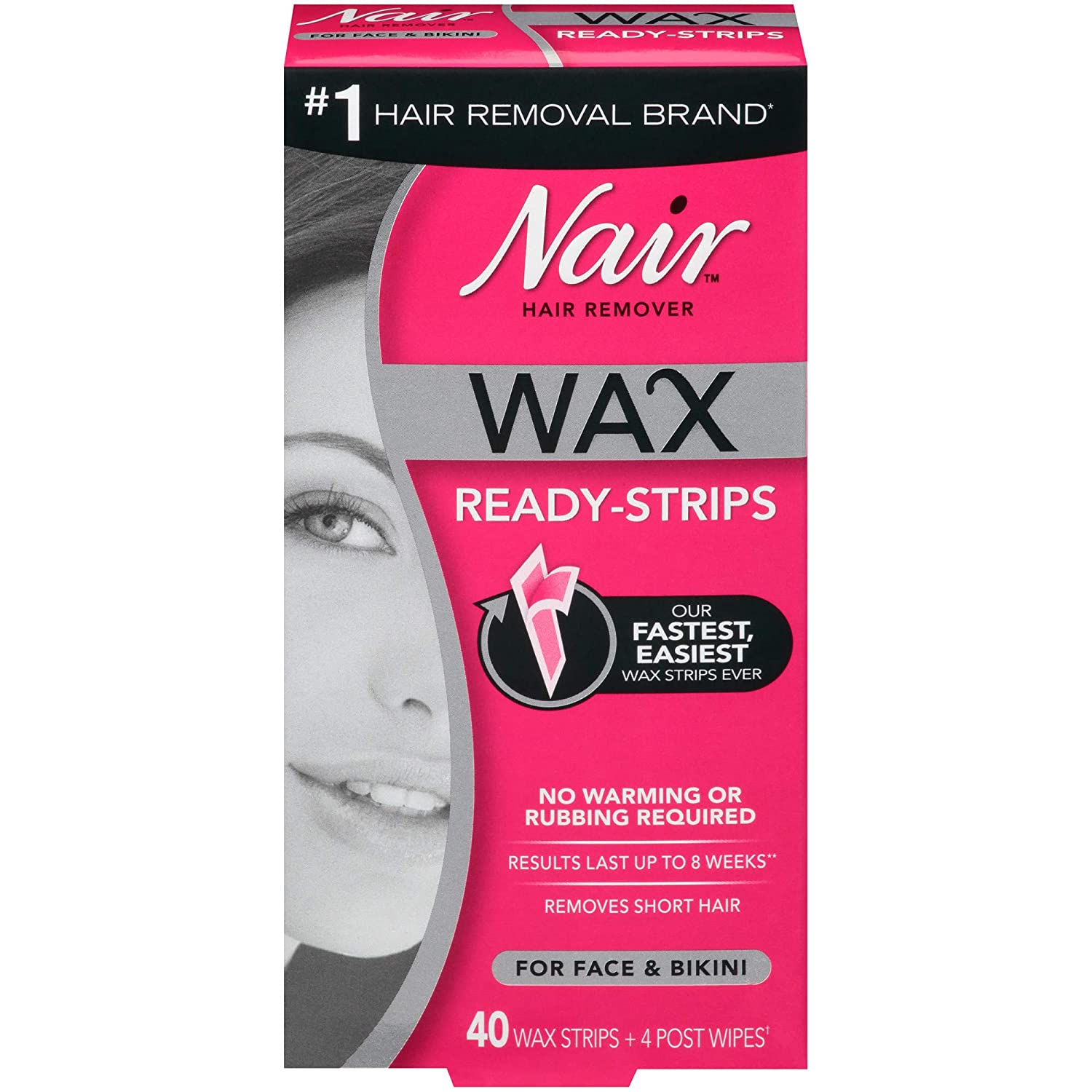 Nad's Facial Wax Strips Hypoallergenic ⋆ BoldProducts USA