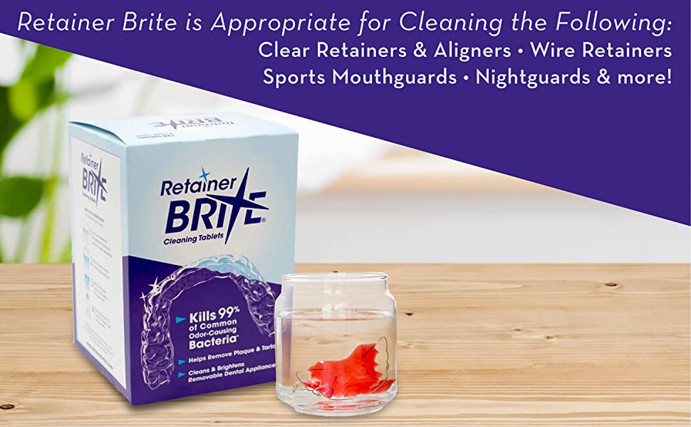 Retainer Brite Tablets for Cleaner Retainers ⋆ BoldProducts USA