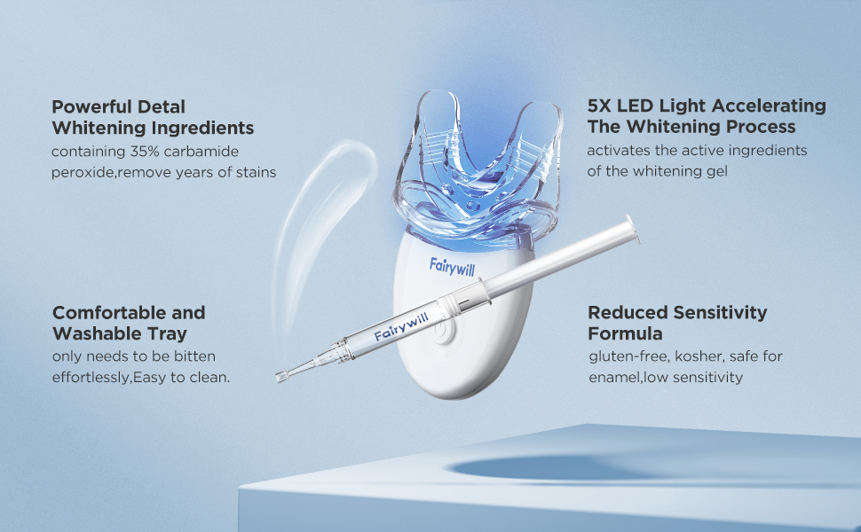Fairywill Teeth Whitening Kit BoldProducts Instant Lifestyle