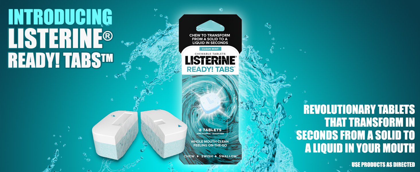 Listerine Ready Tabs Chewable Tablets ⋆ BoldProducts USA