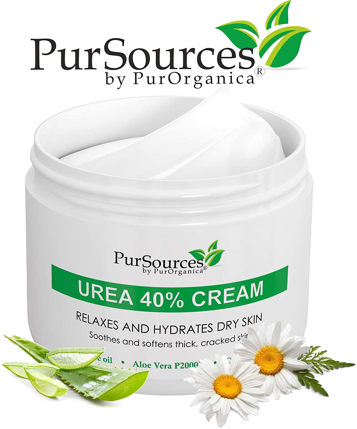 Pursources Urea 40 Foot Cream 4 Oz ⋆ BoldProducts USA