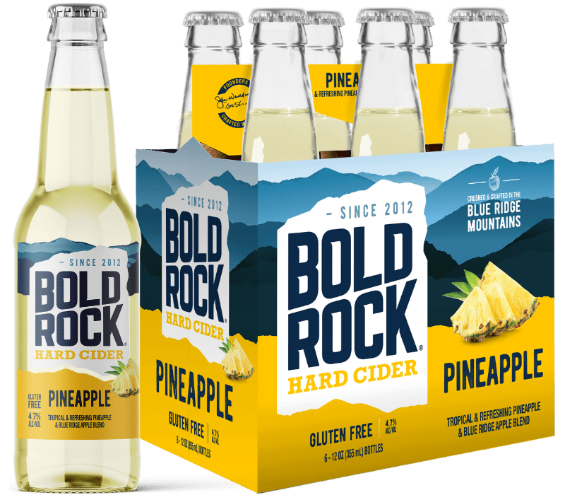 Pineapple Premium Cider from the Blue Ridge Mountains Bold Rock