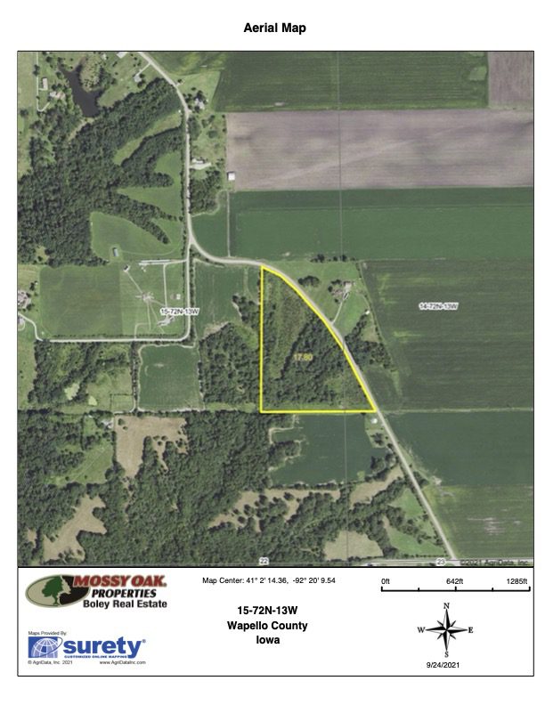 17 m/l acres in Wapello County Boley Real Estate