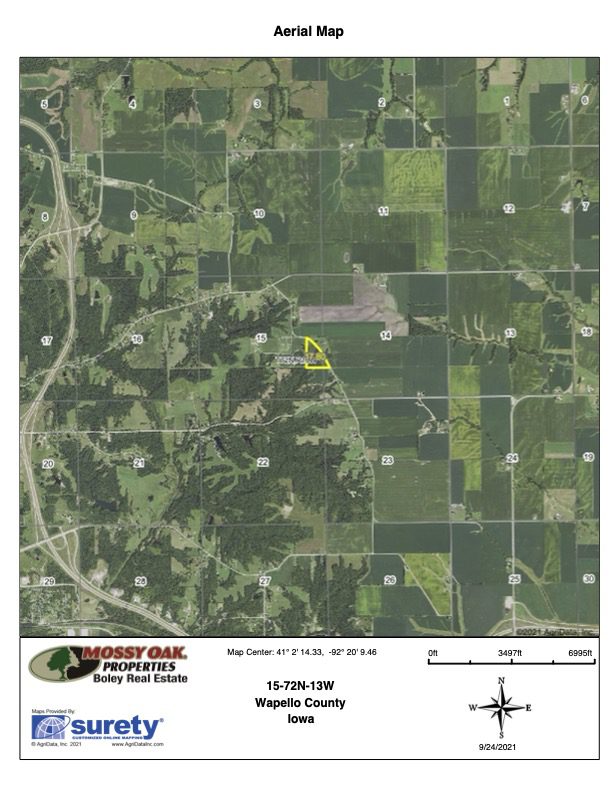 17 m/l acres in Wapello County Boley Real Estate
