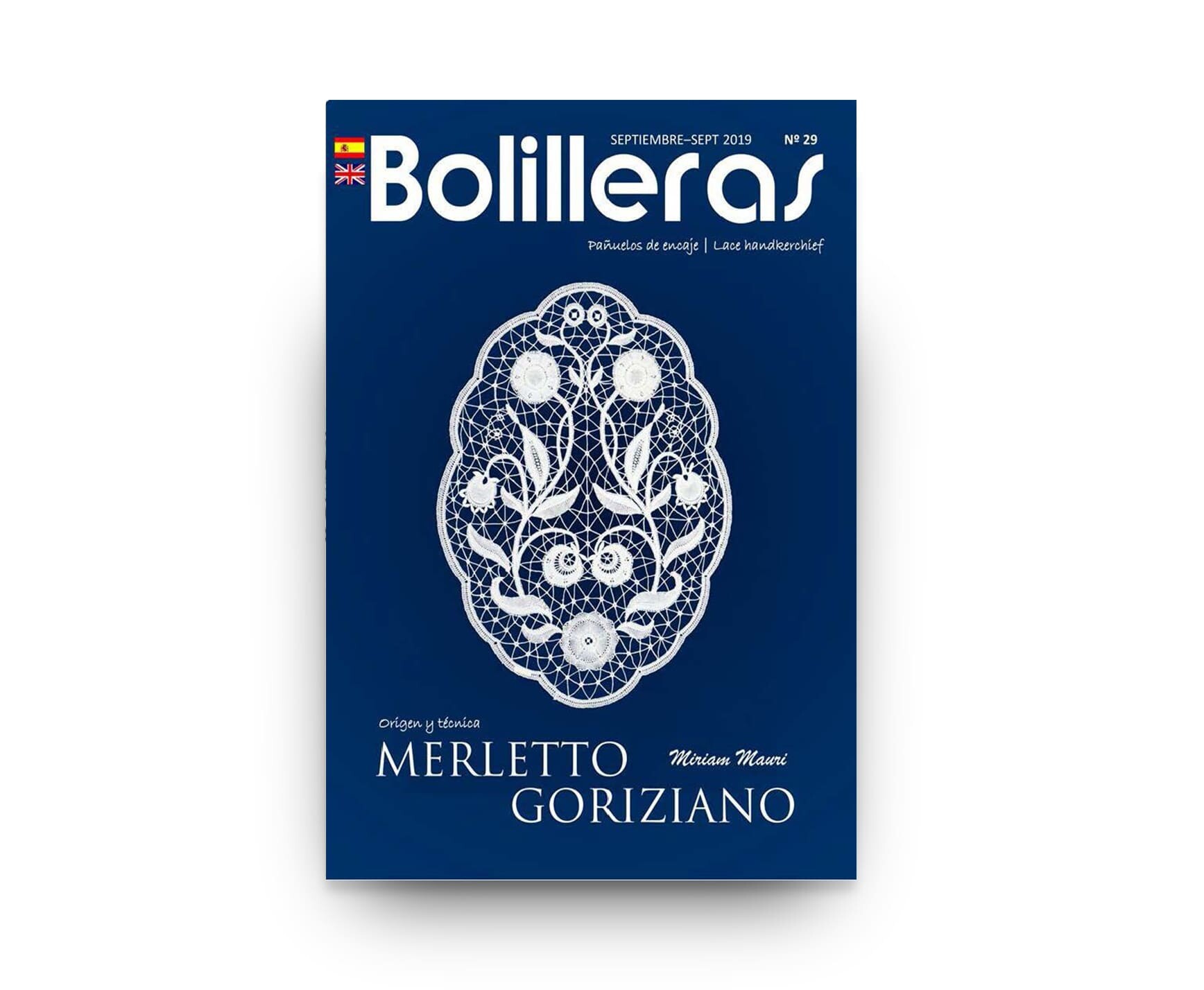 Revista bolillos Merletto di Gorizia encaje de bolillos Bolilleras