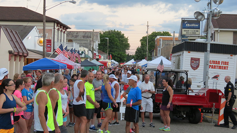 strawberry festival bolivar ohio 2023 Night Glow 5k at Strawberry Festival 2016 Bolivar Fire Department