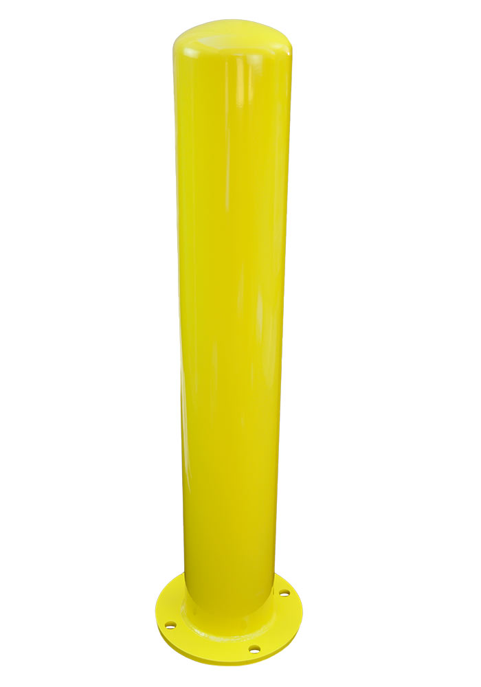 4.5″ x 42″ Surface Mounted Plate Medium Duty Bollard Post w/ anchors