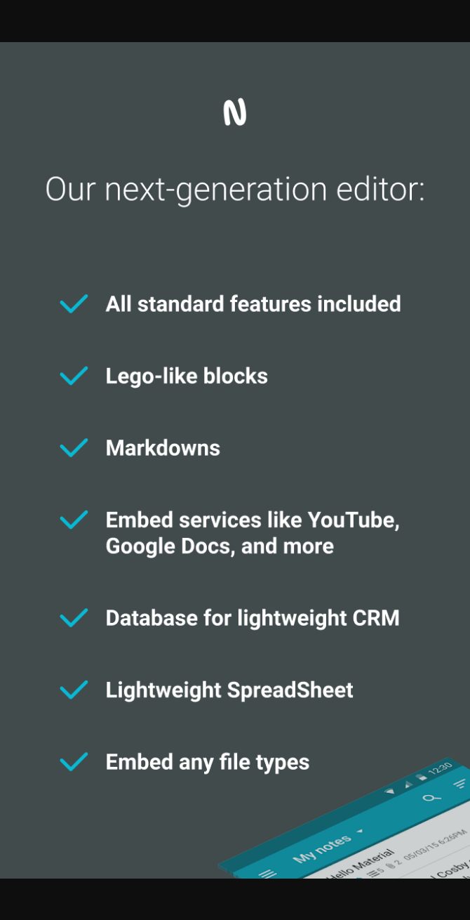 Nimbus Note Useful notepad and organizer
