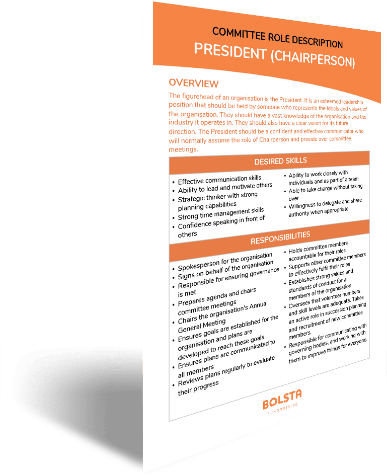 Roles and responsibilities of committee members