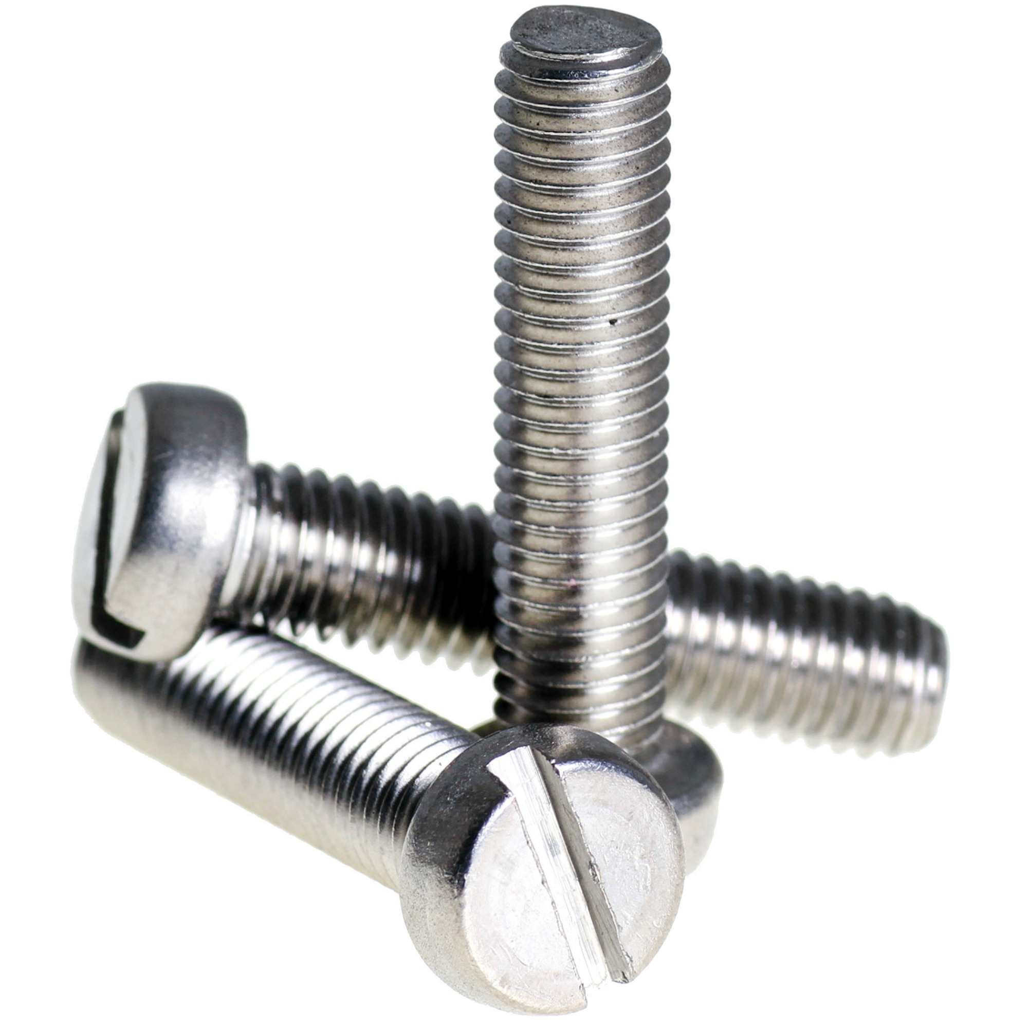M3.5 M4 M5 M6 A2 Stainless Steel Slotted Cheese Head Machine Screws DIN