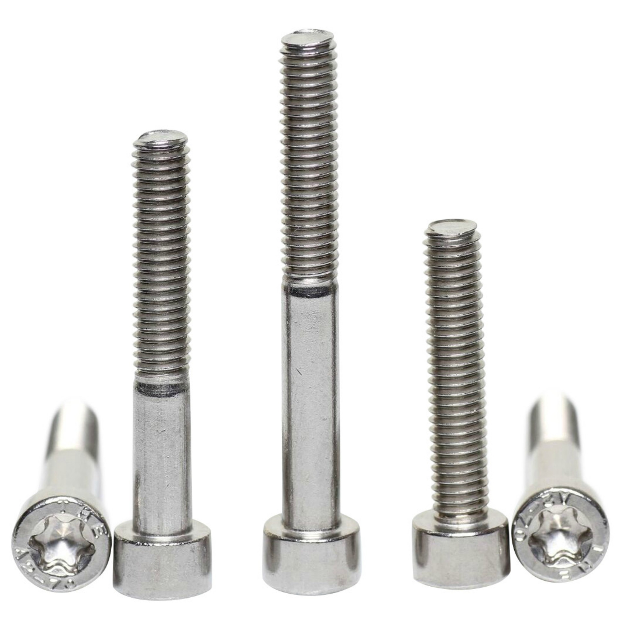 M6 / 6mm A2 STAINLESS STEEL TORX CAP SCREWS TX30 SIX LOBE HEXOBULAR