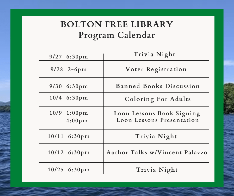 FBPostsLibraryEvents Bolton Free Library