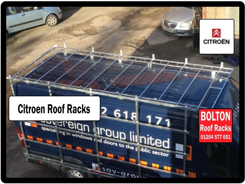 Citroen Van Roof Racks made by Bolton Roof Racks Ltd.