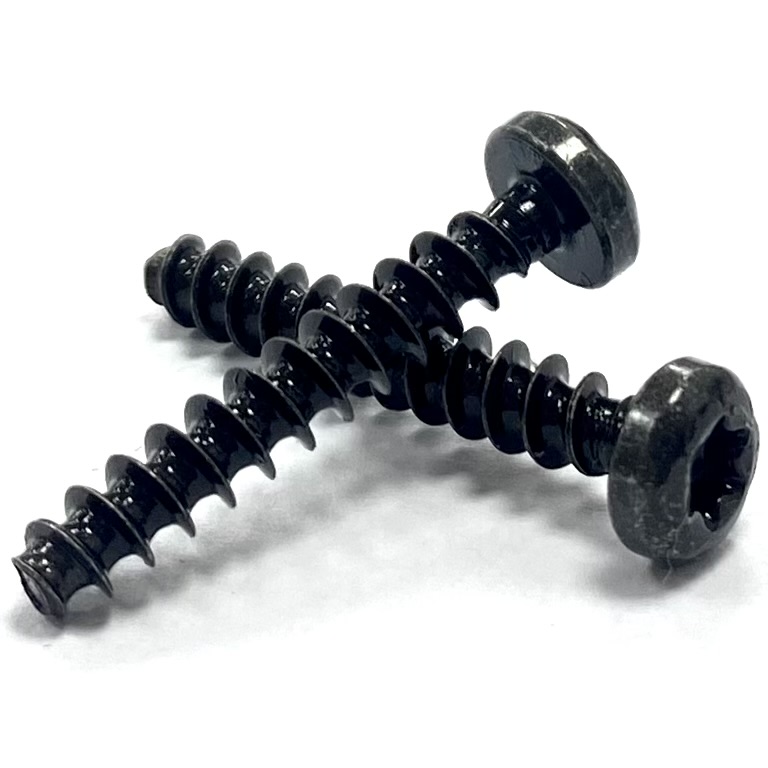 3.5 x 8mm Torx Pan Thread Forming Screws for Plastics Black Passivated Bolt WorldBolt World