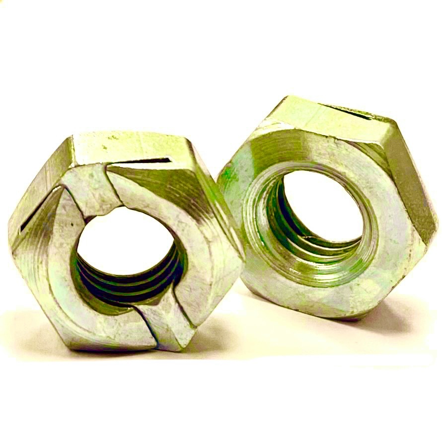 M4 All Metal Locking Binx Nut, Mild Steel Steel Yellow Zinc Plated YZP Grade 4 Bolt WorldBolt