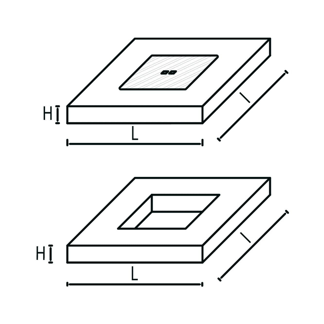 Capac necarosabil rectangular Prefabricate beton BOMA Prefabricate