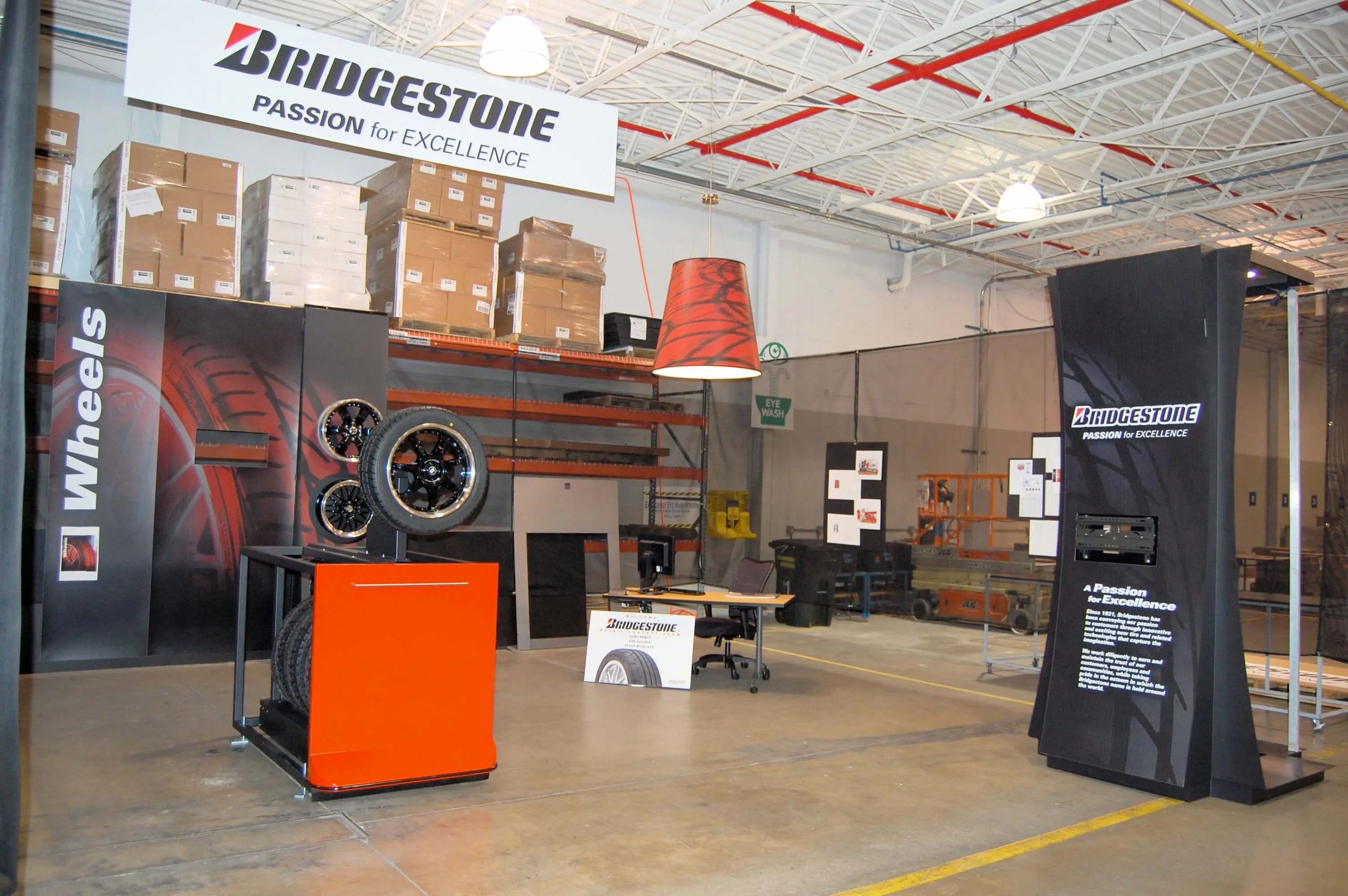 Bridgestone Tire Store Displays bomar Industries