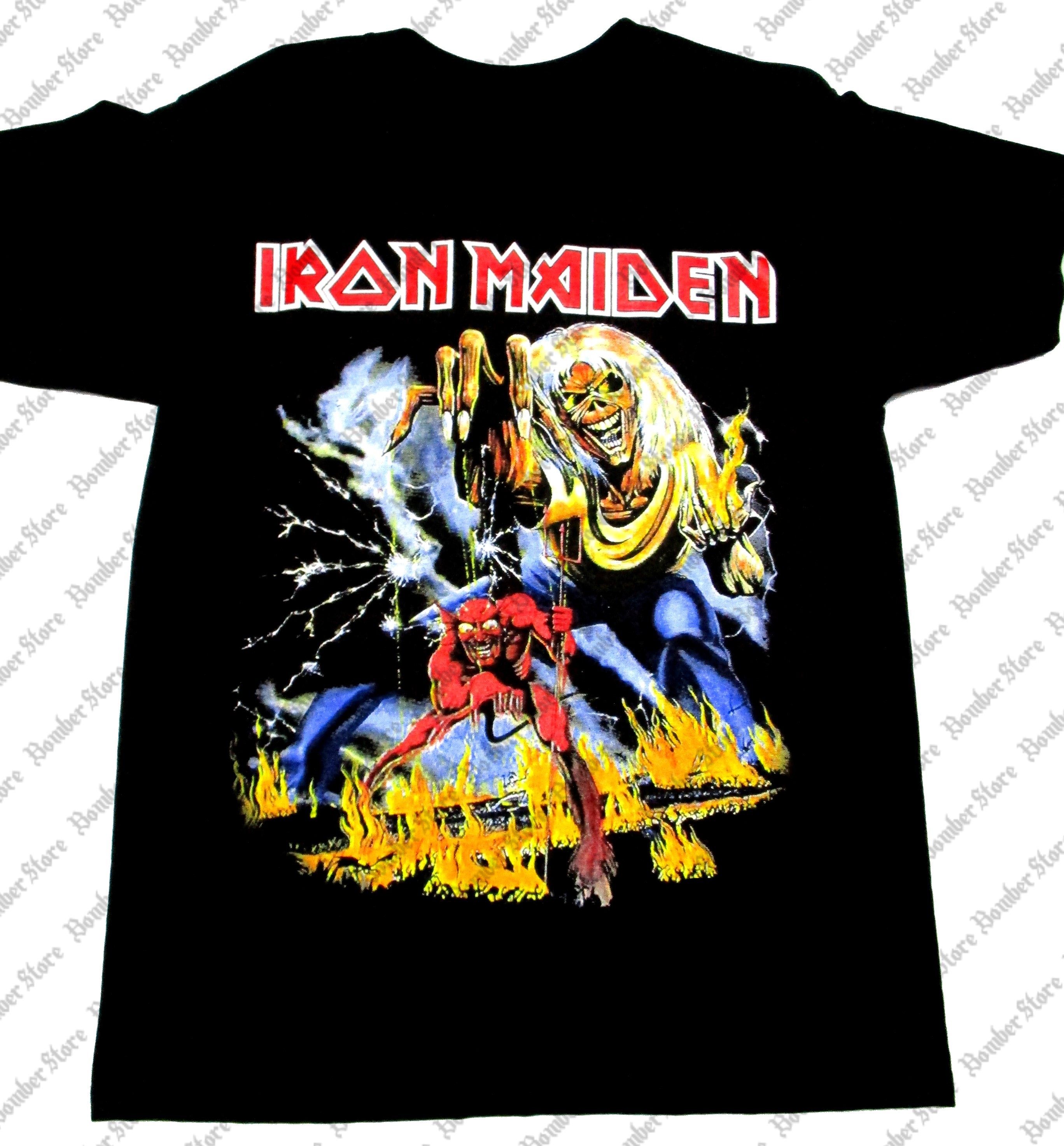 Iron Maiden The number of the Beast (Camiseta) Bomber Store la