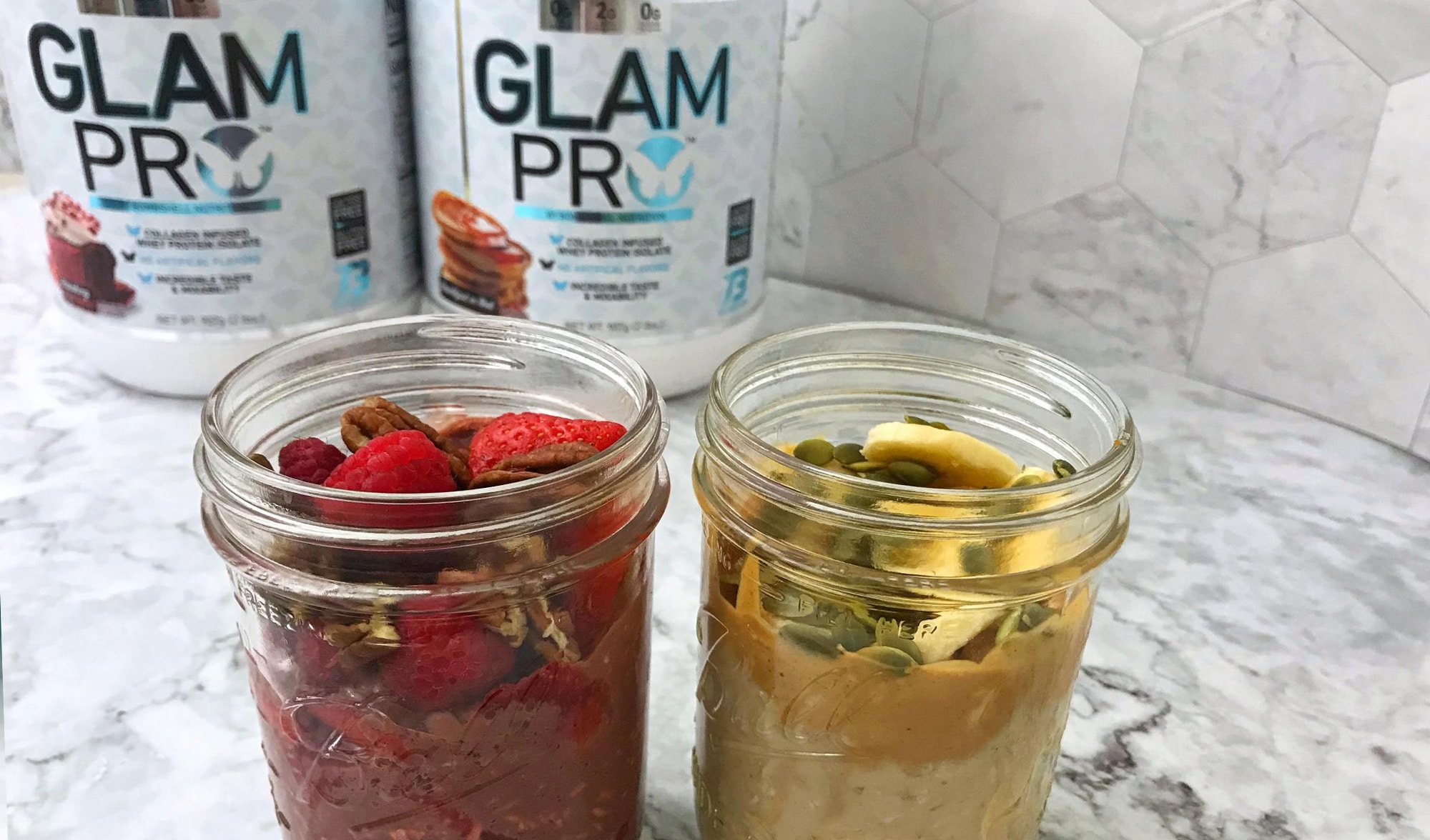 GLAM PRO OVERNIGHT OATS Bombshell Nutrition