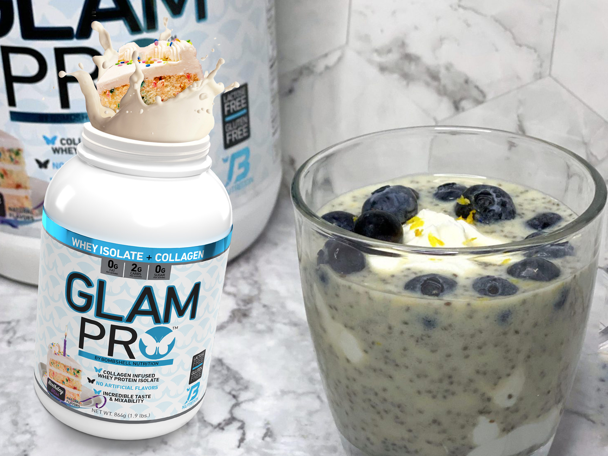 Blueberry Lemon Parfait Bombshell Nutrition