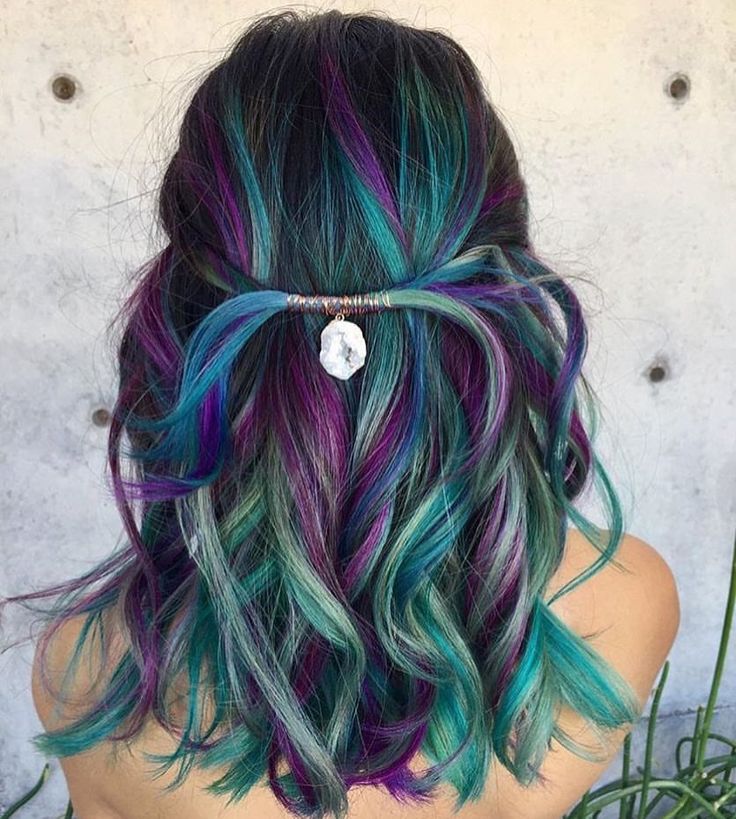 Idéias de penteado funky elegante sereia azul » Bom Penteados