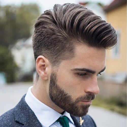 50 ideias de corte de cabelo de Pompadour » Bom Penteados