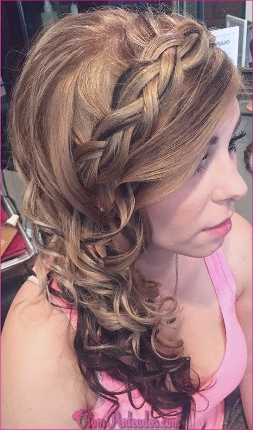 20 penteados lado lindo para a noite do baile de finalistas » Bom Penteados