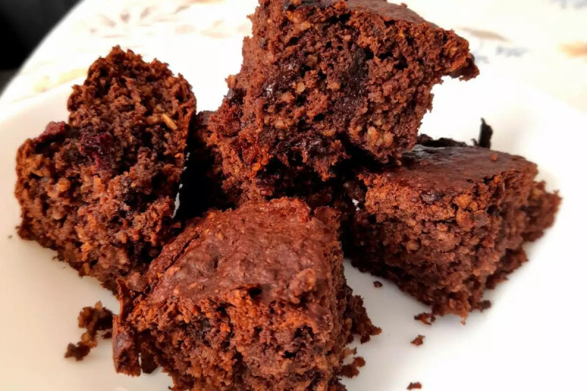 Brownies with Cottage Cheese and Banana Recipe