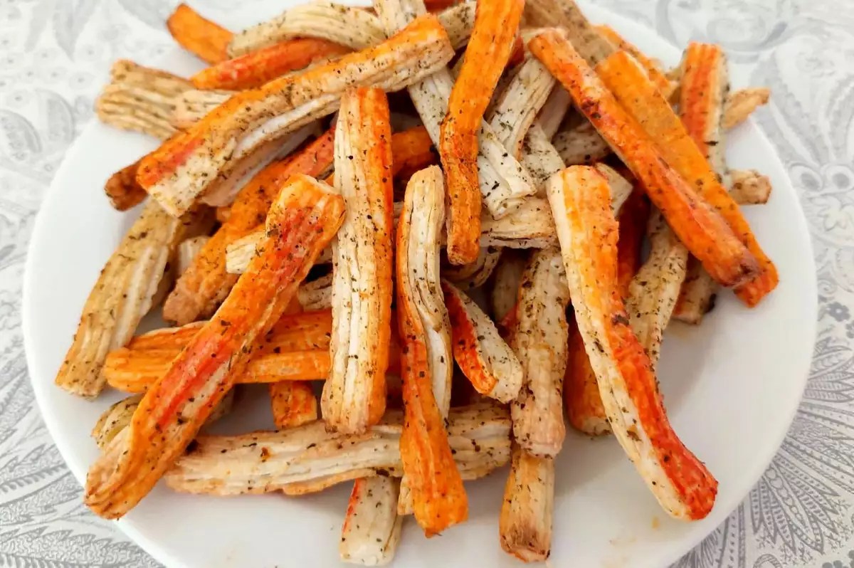 Crab Stick Chips in an Air Fryer Recipe