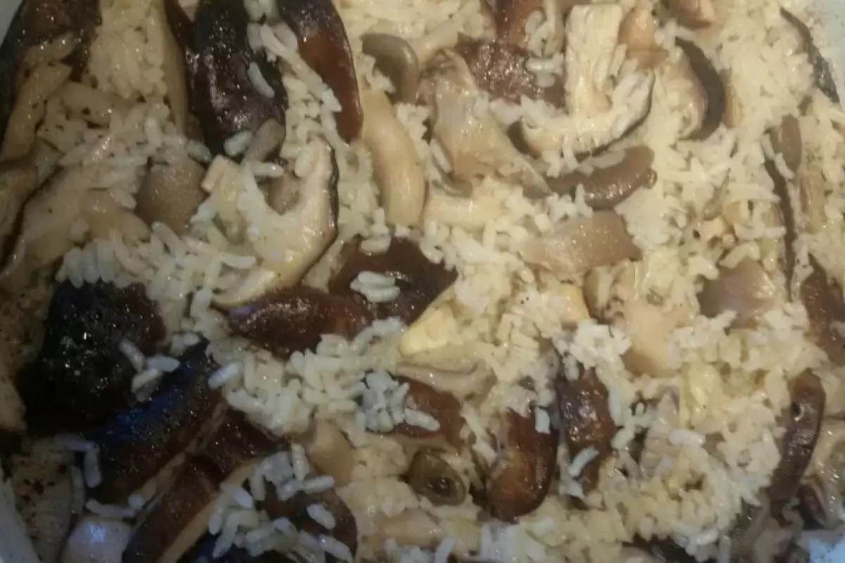 Shiitake Mushroom and Rice Recipe