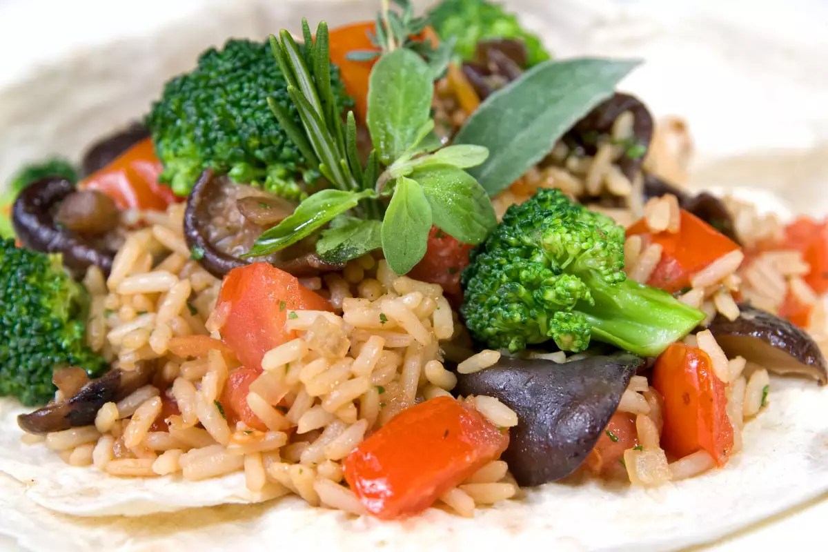OvenBaked Rice with Vegetables Recipe