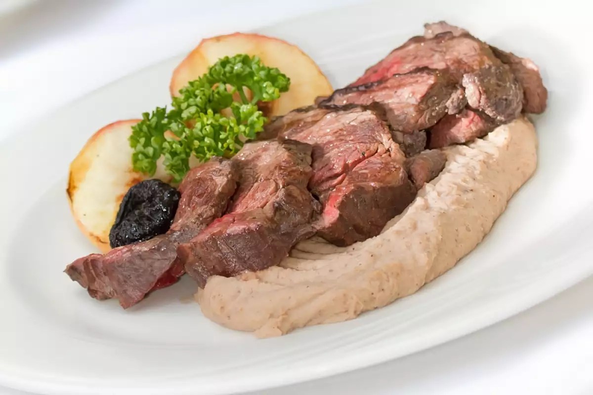 Venison Cutlets with Chestnut Puree Recipe