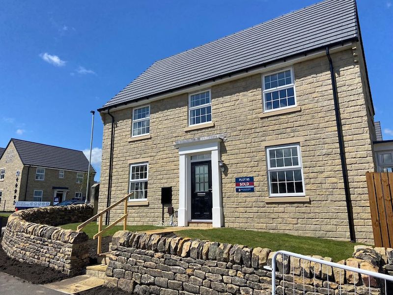 Award winning site in Honley, Huddersfield Bond Brickwork