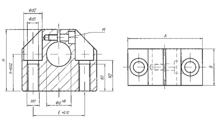 Knecht Standard Alu Shaft Block WBA12 Bondy A/S