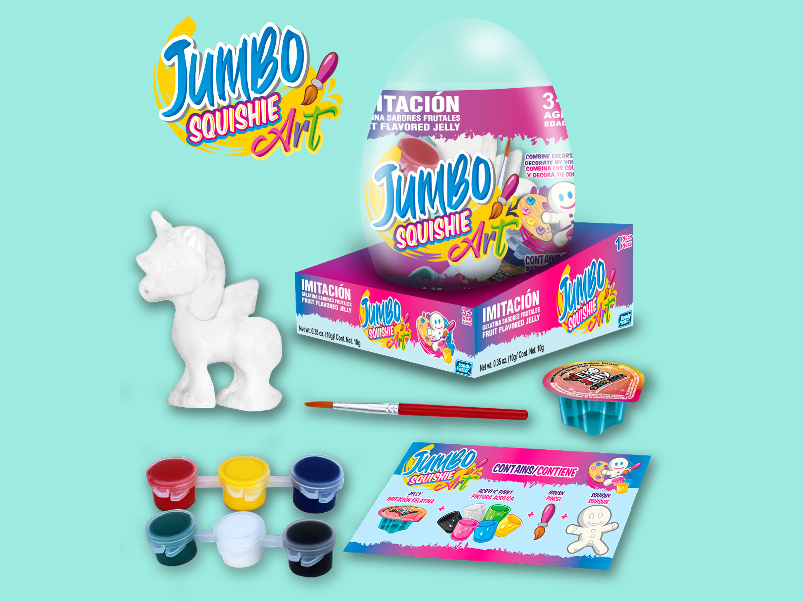 Huevo Jumbo Art con Squishie BondyFiesta