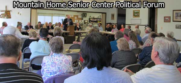 The Mountain Home Senior Center Political Forum Review Bondy's