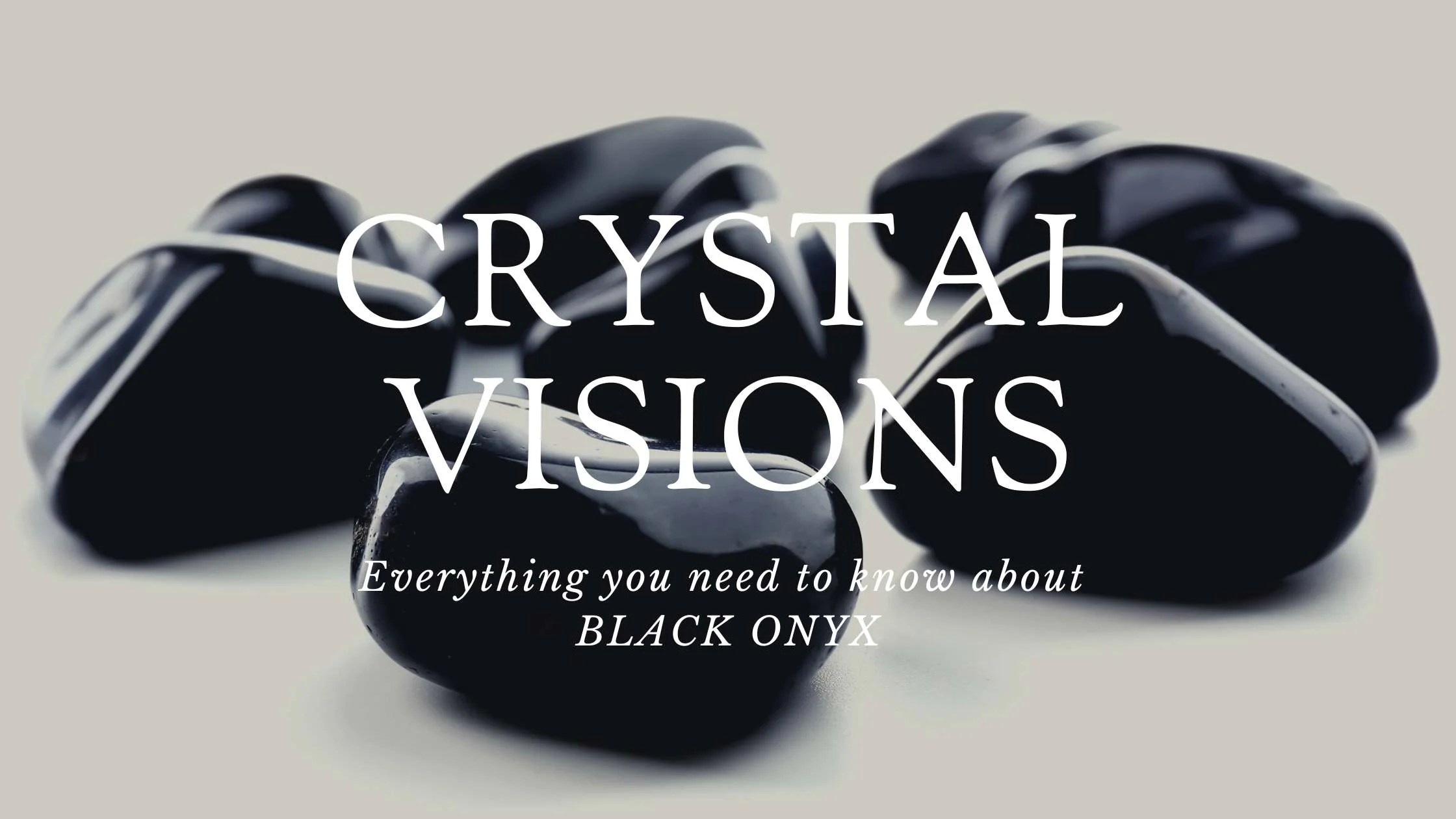 Crystal Visions Black Onyx Bonearrow